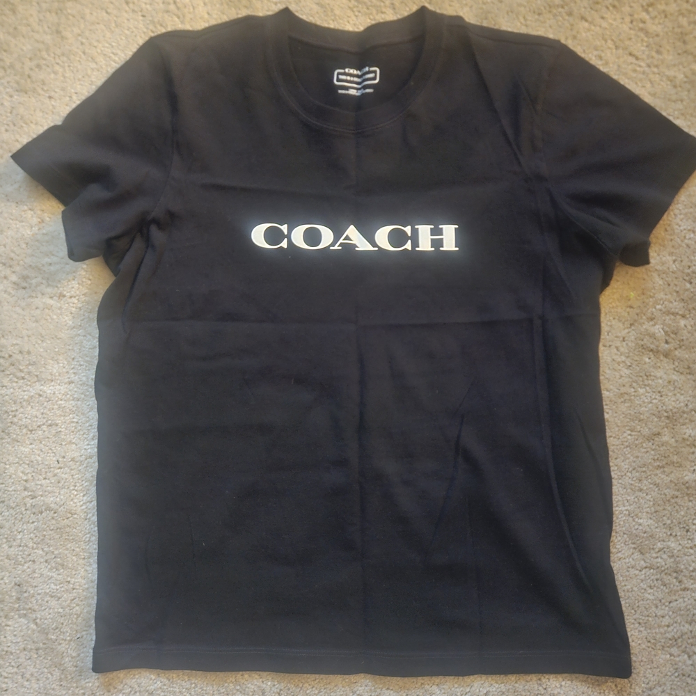 Coach Black Tee